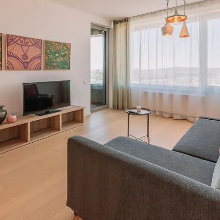 Apartment Skau Sky Park Coral By Zaha Hadid 22 Floor 1tower Panoramic View Free Parking