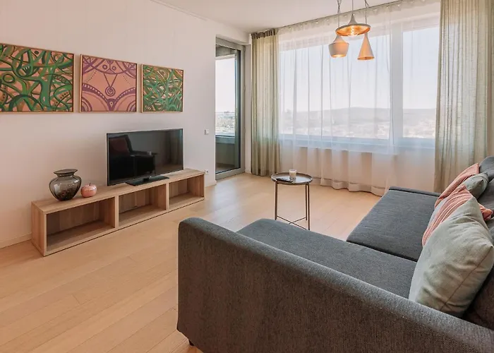 Appartement Skau Sky Park Coral By Zaha Hadid 22 Floor 1tower Panoramic View Free Parking