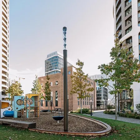 Appartamento Skau Sky Park Coral By Zaha Hadid 22 Floor 1tower Panoramic View Free Parking Bratislava